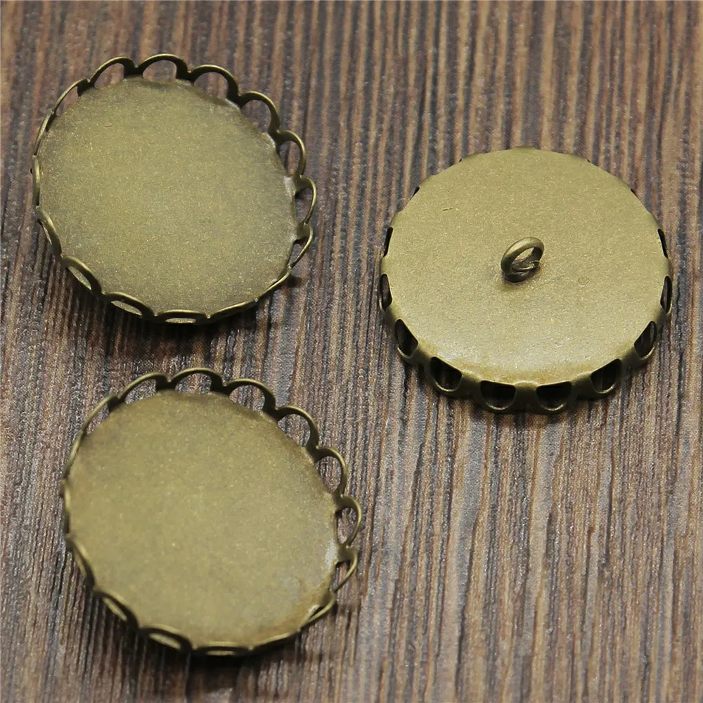 10pcs 4 Colors Fit 10mm~25mm Round Glass Cabochon Lace Buttons Base Settings Charms DIY Jewelry Making Jewelry Accessories
10pcs 4 Colors Fit 10mm~25mm Round Glass Cabochon Lace Buttons Base Settings Charms DIY Jewelry Making Jewelry Accessories