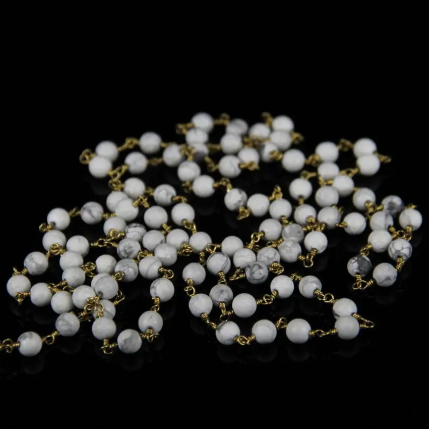 Natural White Tur quoise Bracelet Necklace,Matte Round Shape Tur quoise with Wire Wrapped Golden Plated Links Crafts
Natural White Tur quoise Bracelet Necklace,Matte Round Shape Tur quoise with Wire Wrapped Golden Plated Links Crafts