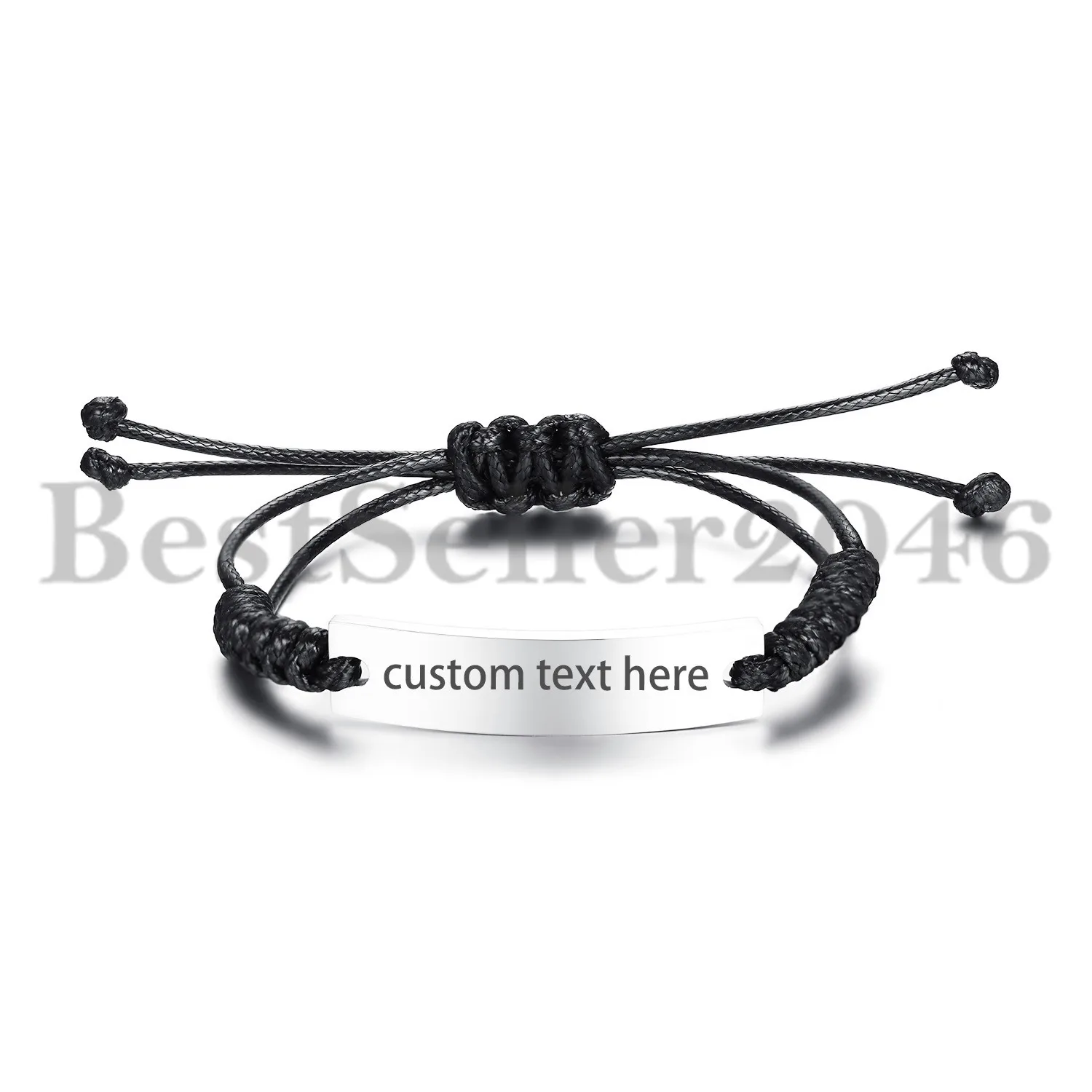 BONISKISS Men's Bracelets Stainless Steel Adjustable Bangles Rope chain For Man Male Free Engrave Jewelry Bijoux Simple Bracelet
BONISKISS Men's Bracelets Stainless Steel Adjustable Bangles Rope chain For Man Male Free Engrave Jewelry Bijoux Simple Bracelet