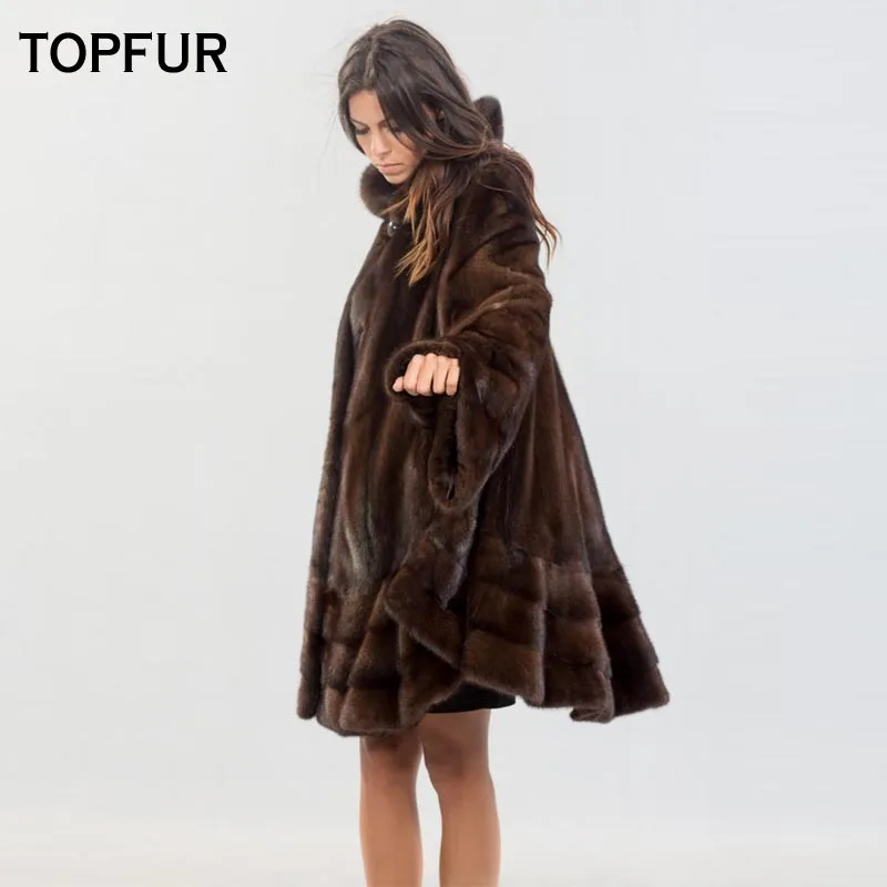 TOPFUR 2019 New Coming Light Brown Real Mink Fur Coat For Women Skirt Type Flare Sleeve Mink Fur Coat Fashionable Fur Jackets
TOPFUR 2019 New Coming Light Brown Real Mink Fur Coat For Women Skirt Type Flare Sleeve Mink Fur Coat Fashionable Fur Jackets