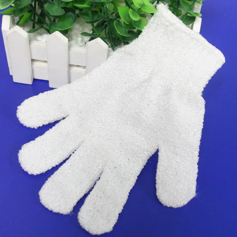 300pcs white Peeling Glove Five Fingers Exfoliating Tan Removal Bath Mitts Paddy Soft Fiber Massage Bath Glove Cleaner
300pcs white Peeling Glove Five Fingers Exfoliating Tan Removal Bath Mitts Paddy Soft Fiber Massage Bath Glove Cleaner