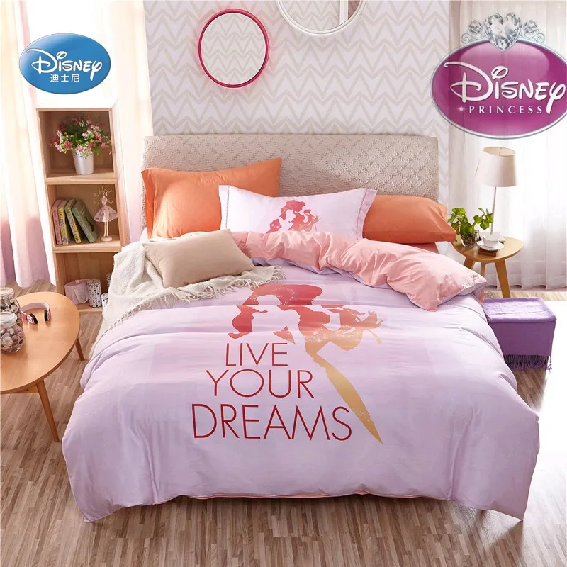 Disney Light Pink Live your Dreams Bedding Set Comforter Cover Girls Valentine's Gift for Girlfriends Bedroom Decorations
Disney Light Pink Live your Dreams Bedding Set Comforter Cover Girls Valentine's Gift for Girlfriends Bedroom Decorations