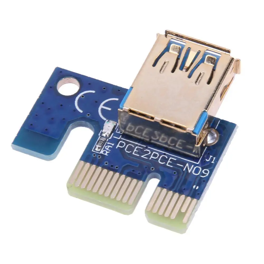 New 1pc/6pcs/12pcs PCI-E Riser Card 1x to 16x USB 3.0 VER 009S Mining Extender Board for Bitcoin DOM668
New 1pc/6pcs/12pcs PCI-E Riser Card 1x to 16x USB 3.0 VER 009S Mining Extender Board for Bitcoin DOM668