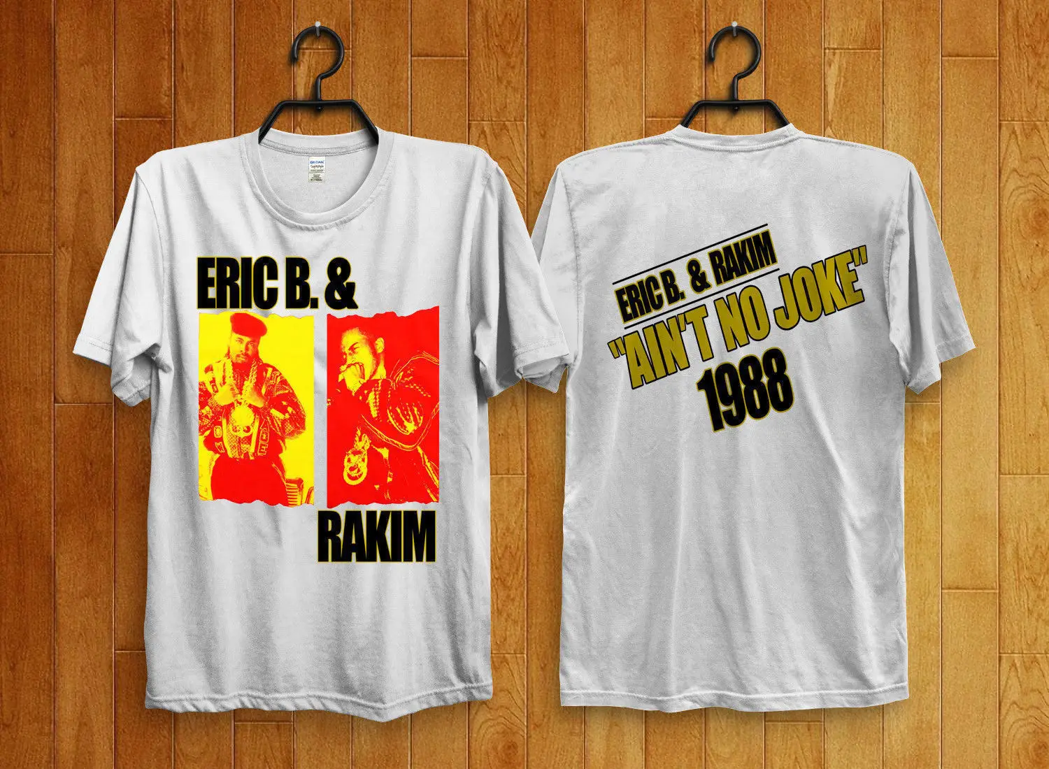 НОВЫЙ РЕДКИЙ Eric B. И Rakim 1988 не шутка тур хип хоп Duo новая футболка с принтом Мужская