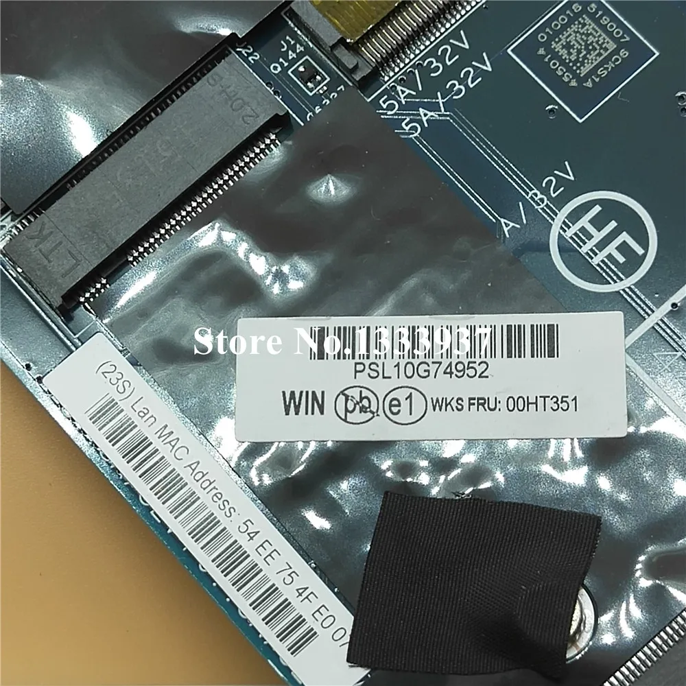 Mainboard 00HT351 For lenovo thinkpad X1C X1 Carbon laptop motherboard with I5-5200U CPU 4G RAM 13268-1 448.01434.0011
Mainboard 00HT351 For lenovo thinkpad X1C X1 Carbon laptop motherboard with I5-5200U CPU 4G RAM 13268-1 448.01434.0011