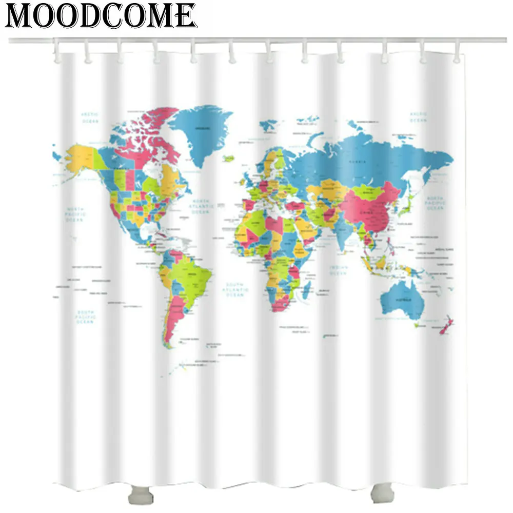 decorative rideau douche en tissu bach curtain cortina ducha 3d world map shower curtain polyester
decorative rideau douche en tissu bach curtain cortina ducha 3d world map shower curtain polyester