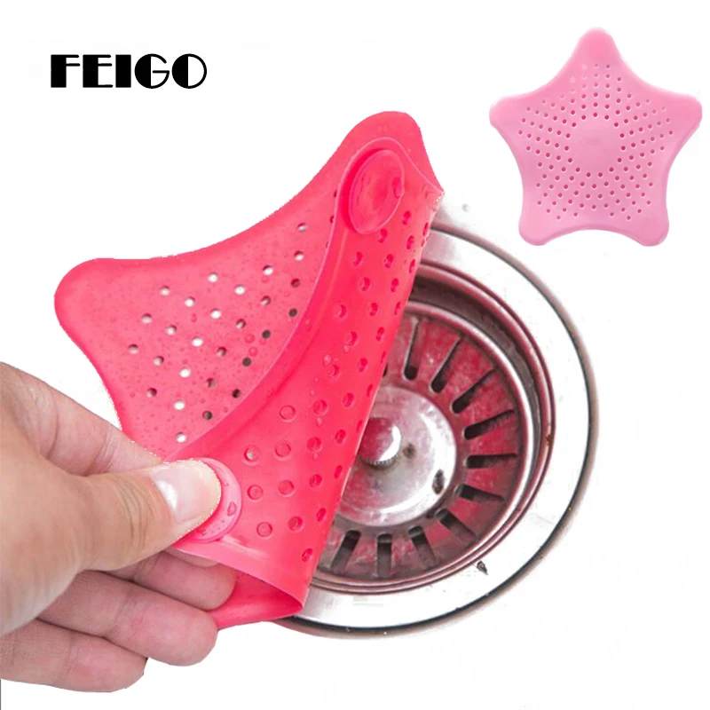 FEIGO Starfish Strainers Bathroom Shower Kitchen Drain Sink Strainer Filter Sink Drain Waste Stopper Floor Prevent Clogging F524
FEIGO Starfish Strainers Bathroom Shower Kitchen Drain Sink Strainer Filter Sink Drain Waste Stopper Floor Prevent Clogging F524