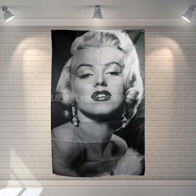 Marilyn Monroe Banners Poster Bar Cafe Hotel Theme Wall Decoration Hanging Art Waterproof Cloth Polyester Fabric Flags
Marilyn Monroe Banners Poster Bar Cafe Hotel Theme Wall Decoration Hanging Art Waterproof Cloth Polyester Fabric Flags