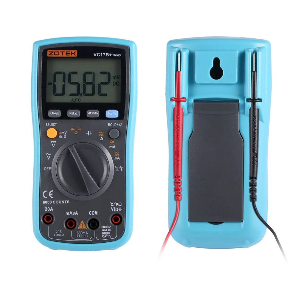 ZT101 ZT102 VC17 + цифровой мультиметр Мини Авто начиная 6000 отсчетов В 600 в Портативный