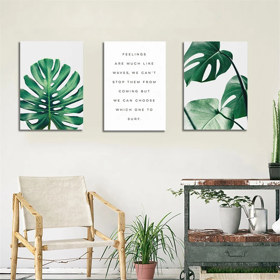 Laeacco Tropical Leaves Wall Artwork Canvas Painting Green Style Plant Nordic Posters and Prints Decorative Picture Home Decor
Laeacco Tropical Leaves Wall Artwork Canvas Painting Green Style Plant Nordic Posters and Prints Decorative Picture Home Decor