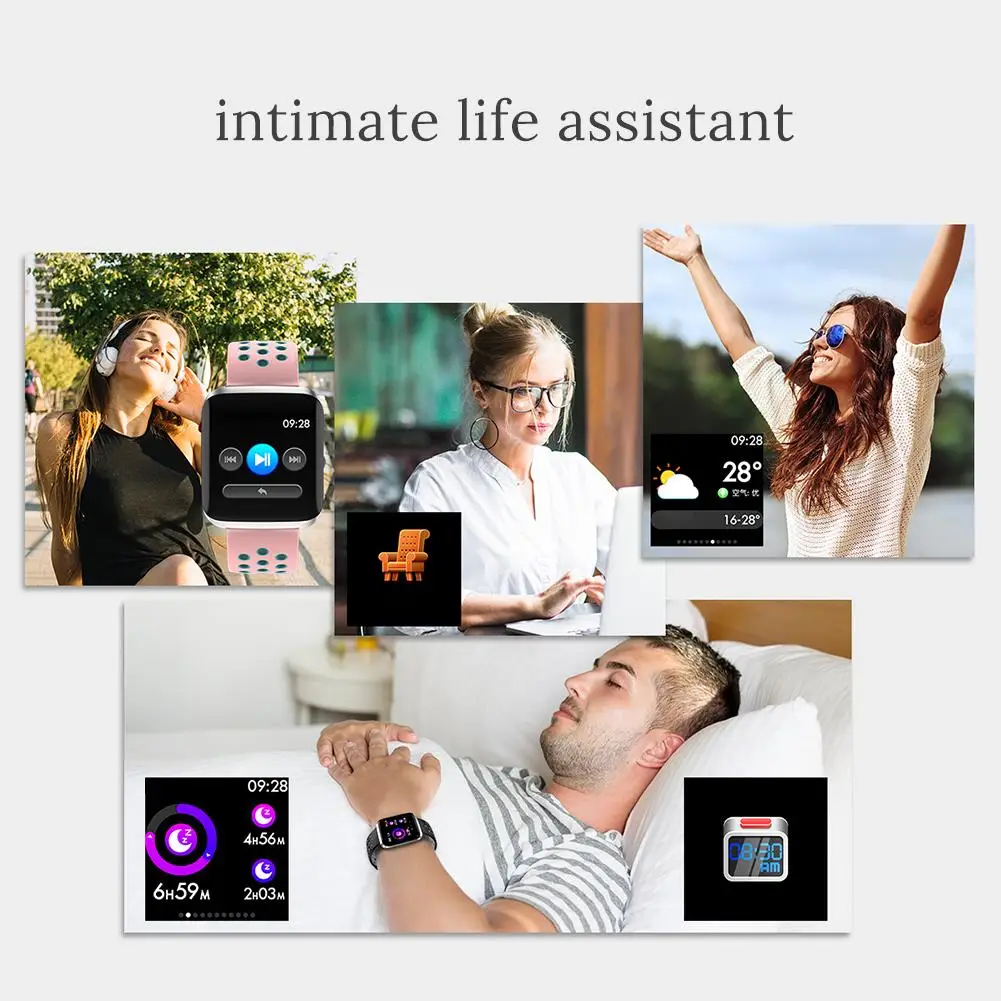 Smartwatch Wristband L2 Smart Bracelet Sports Fitness Blood Pressure Watch Heart Rate Multi-Function Waterproof Smart Watch Men
Smartwatch Wristband L2 Smart Bracelet Sports Fitness Blood Pressure Watch Heart Rate Multi-Function Waterproof Smart Watch Men