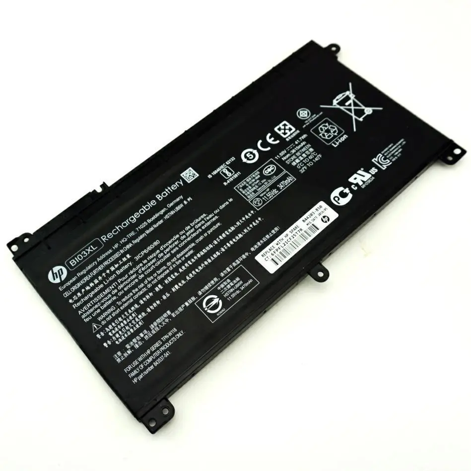 Новый оригинальный аккумулятор для планшета HP для Stream 14 Pro, G3, 14-ax000, BI03XL, Φ, 11,55 в, Вт/ч
Новый оригинальный аккумулятор для планшета HP для Stream 14 Pro, G3, 14-ax000, BI03XL, Φ, 11,55 в, Вт/ч