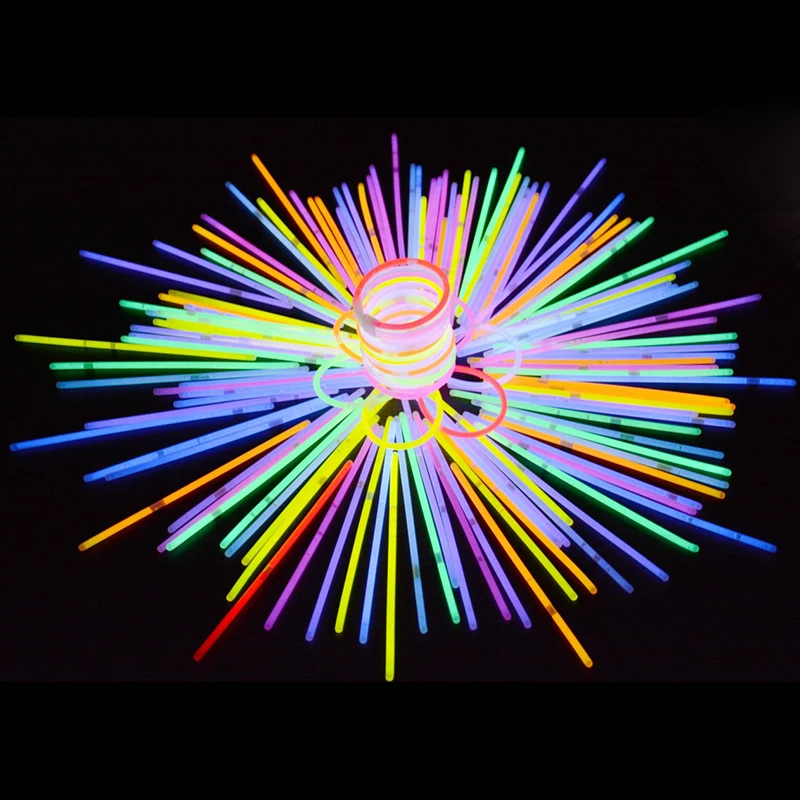 100 Pcs Multicolor Glow Sticks Colorful Light Stick Party Fluorescent Necklace Bracelet Concert Supplies Decor
100 Pcs Multicolor Glow Sticks Colorful Light Stick Party Fluorescent Necklace Bracelet Concert Supplies Decor