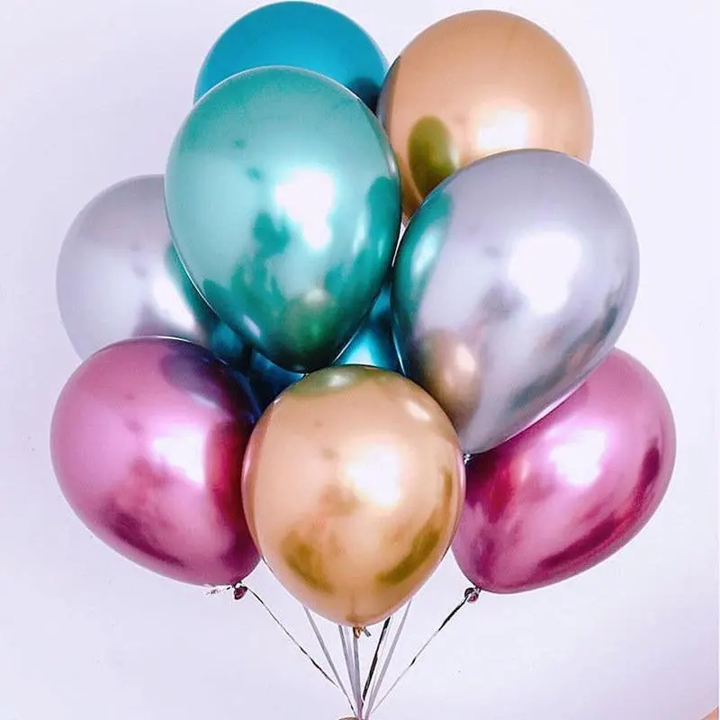 10pcs 12inch Chrome Latex Air Helium Balloons Baby Bridal Wedding Birthday Party Metallic Gold Silver Balloon Decor Kids Balls
10pcs 12inch Chrome Latex Air Helium Balloons Baby Bridal Wedding Birthday Party Metallic Gold Silver Balloon Decor Kids Balls