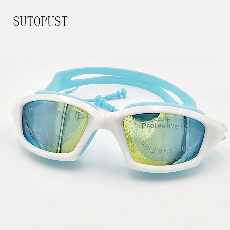 Professional Diving Swim Waterproof Soft Silicone Glasses Swim Eyewear Anti-Fog Men Women Electroplating Goggles With Ear Plug
Professional Diving Swim Waterproof Soft Silicone Glasses Swim Eyewear Anti-Fog Men Women Electroplating Goggles With Ear Plug