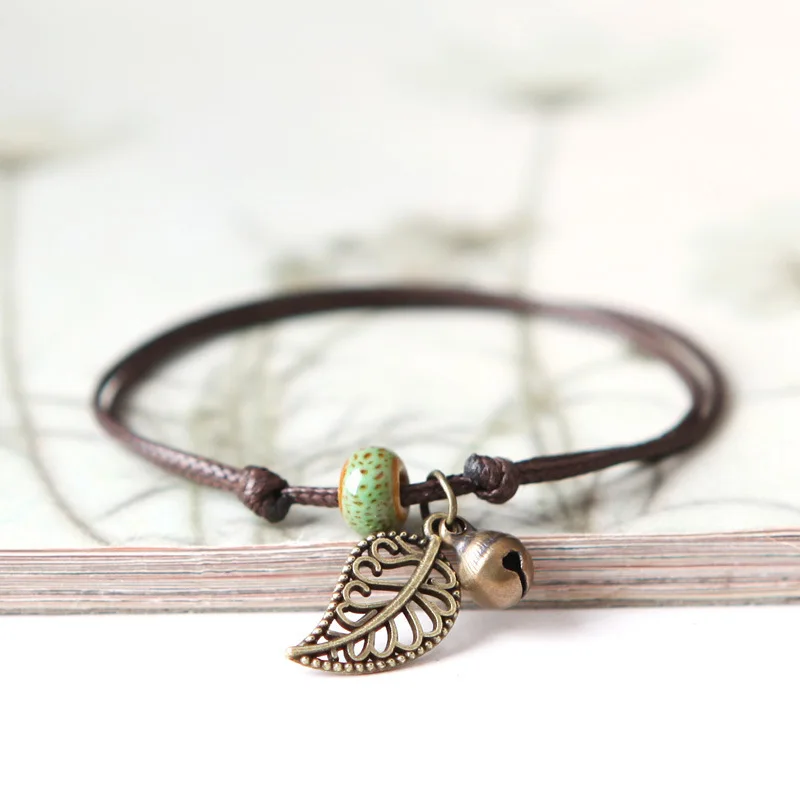 1PCS New Fashion Adjustable Simple Ceramic Bracelets Anklets Female Original Hand-woven Fashion Anklets Leaf Ceramic Jewelry
1PCS New Fashion Adjustable Simple Ceramic Bracelets Anklets Female Original Hand-woven Fashion Anklets Leaf Ceramic Jewelry