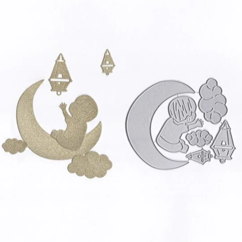 YLCD1217 Baby MoonMetal Cutting Dies For Scrapbooking Stencils DIY Album Cards Decoration Embossing Folder Craft Die Cuts Tools
YLCD1217 Baby MoonMetal Cutting Dies For Scrapbooking Stencils DIY Album Cards Decoration Embossing Folder Craft Die Cuts Tools