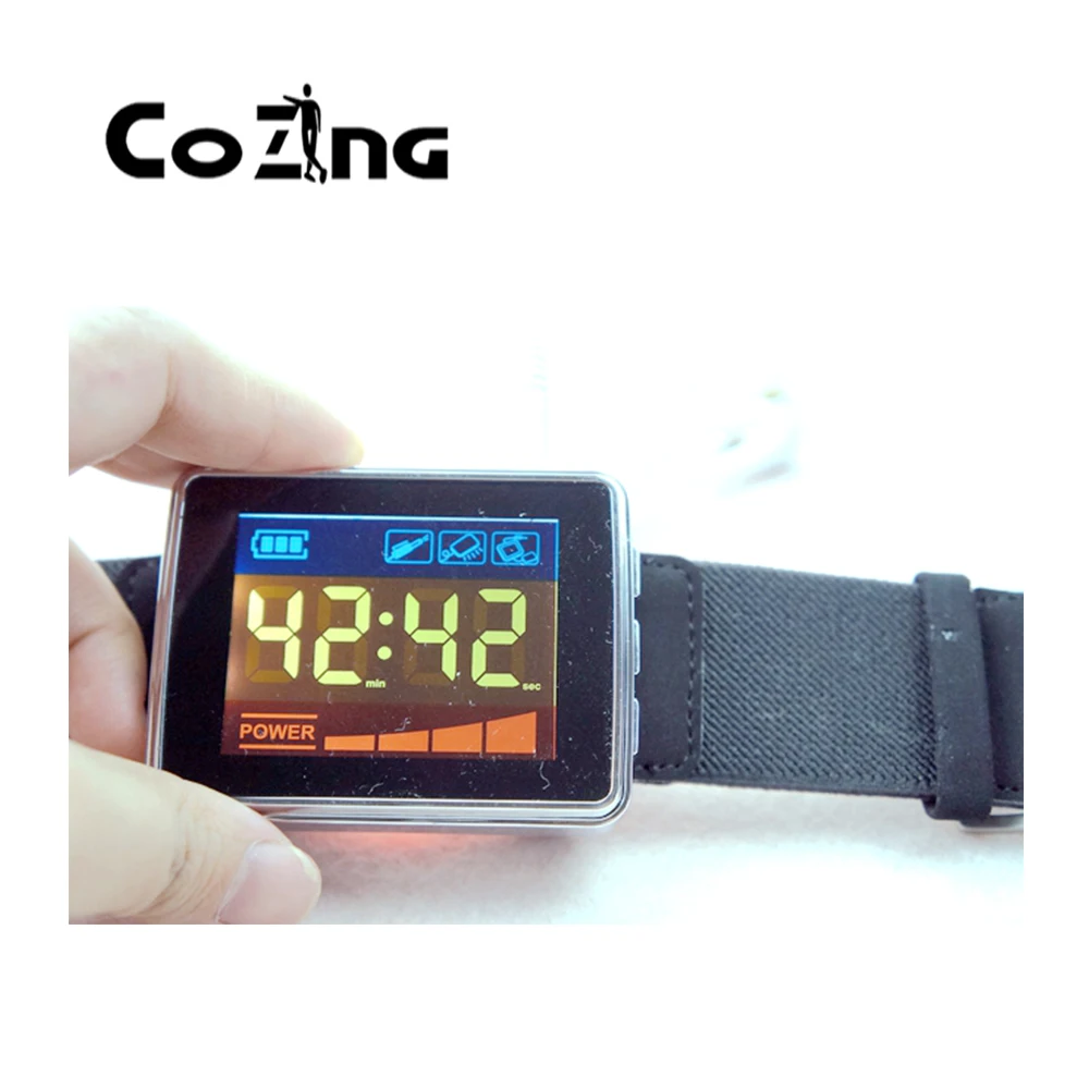 COIZNG 650nm лазерная терапия часы физиотерапия запястья диод LLLT для диабета гипертония лечение часы для диабетиков с коробкой
COIZNG 650nm лазерная терапия часы физиотерапия запястья диод LLLT для диабета гипертония лечение часы для диабетиков с коробкой