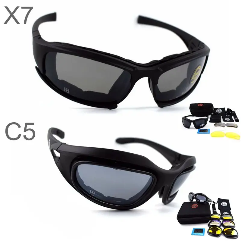 X7 C5 Military Goggles Bullet-proof Army Polarized Sunglasses 4 Lens Cycling Shooting Airsoft Eyewear Motorcycle Glasses
X7 C5 Military Goggles Bullet-proof Army Polarized Sunglasses 4 Lens Cycling Shooting Airsoft Eyewear Motorcycle Glasses