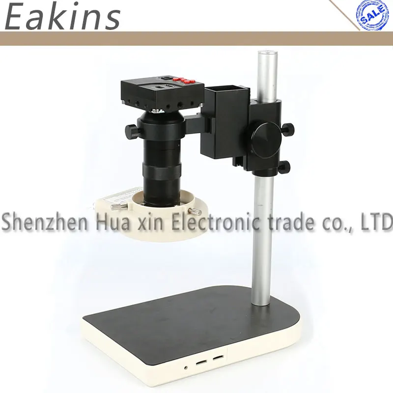 Full HD HDMI Microscope Camera 16MP 1080P +130X C-mount Lens+56 LED Light +Holder Stand For Industrial Lab Cellphone Repair
Full HD HDMI Microscope Camera 16MP 1080P +130X C-mount Lens+56 LED Light +Holder Stand For Industrial Lab Cellphone Repair