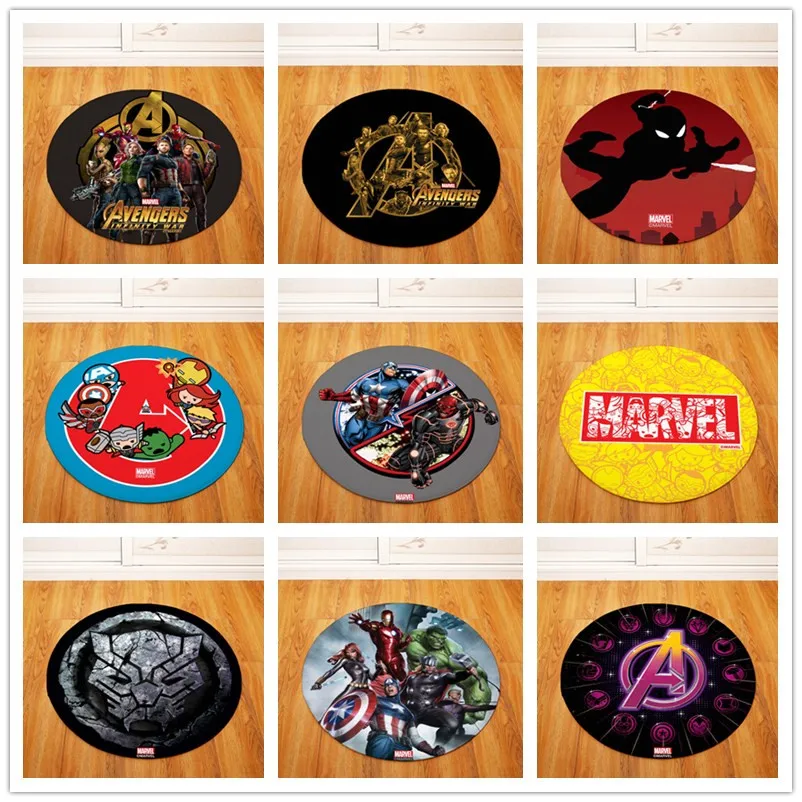 Современная мода серия скандинавских Marvel круглый стул/настольный коврик | Коврик -33014195473