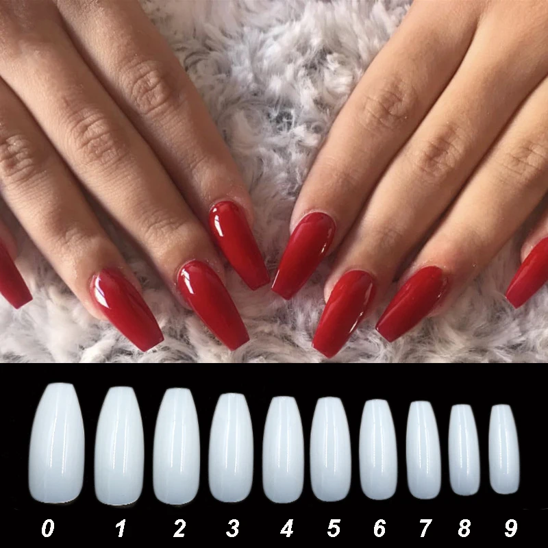 500Pcs/bag Acrylic Ballerina Full Cover False Nail Tips Nails Manicure 10 Sizes Faux Ongles Coffin Square Head Nature Nep Nagels
500Pcs/bag Acrylic Ballerina Full Cover False Nail Tips Nails Manicure 10 Sizes Faux Ongles Coffin Square Head Nature Nep Nagels