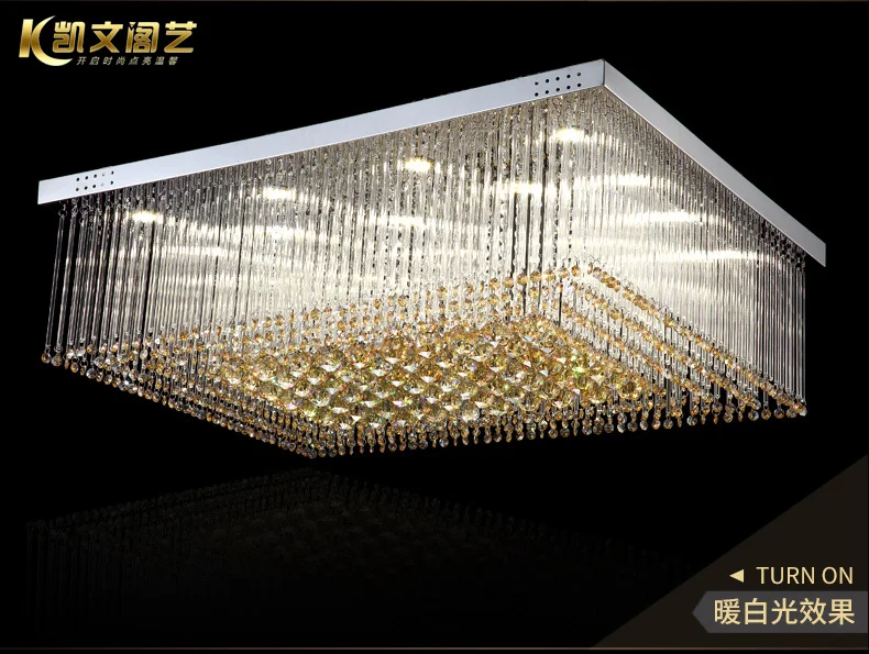 Crystal lamp living room lighting atmosphere modern minimalist crystal ceiling lamp rectangular led ceiling lamp living room
Crystal lamp living room lighting atmosphere modern minimalist crystal ceiling lamp rectangular led ceiling lamp living room