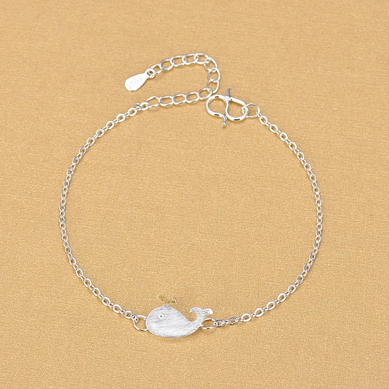 Silver Color Marine Series Animal Bracelets Cute Whale Charm Bracelets For Women Summer Jewelry Gifts
Silver Color Marine Series Animal Bracelets Cute Whale Charm Bracelets For Women Summer Jewelry Gifts