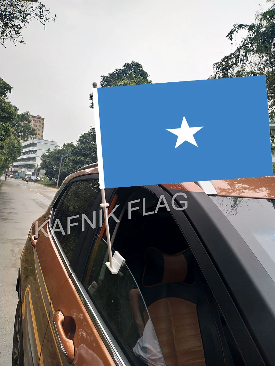 KAFNIK,30*45CM Somalia Window Car Flags and Banners Countries World Custom Flags with 43/52cm flagpole for car decoration
KAFNIK,30*45CM Somalia Window Car Flags and Banners Countries World Custom Flags with 43/52cm flagpole for car decoration