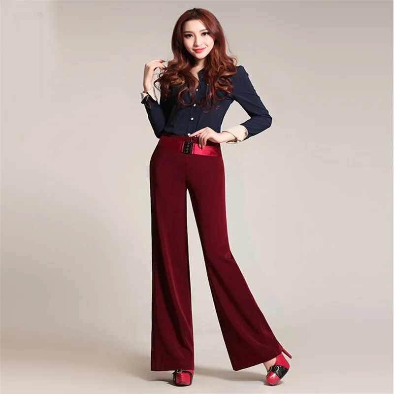 2017 New Plus Size 27-34 Women's Wide Leg Pants Female High Waist Straight Loose Suit Pants Lady Elegant Office Pants Trousers
2017 New Plus Size 27-34 Women's Wide Leg Pants Female High Waist Straight Loose Suit Pants Lady Elegant Office Pants Trousers