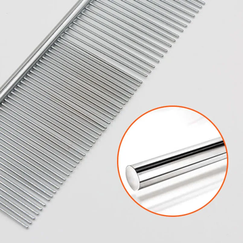 Silver Stainless Steel Pet Hair Comb for cats dog Brush hair Remover cat Comb, Durable Cat Grooming Tool For Long Hair Dogs Cats
Silver Stainless Steel Pet Hair Comb for cats dog Brush hair Remover cat Comb, Durable Cat Grooming Tool For Long Hair Dogs Cats