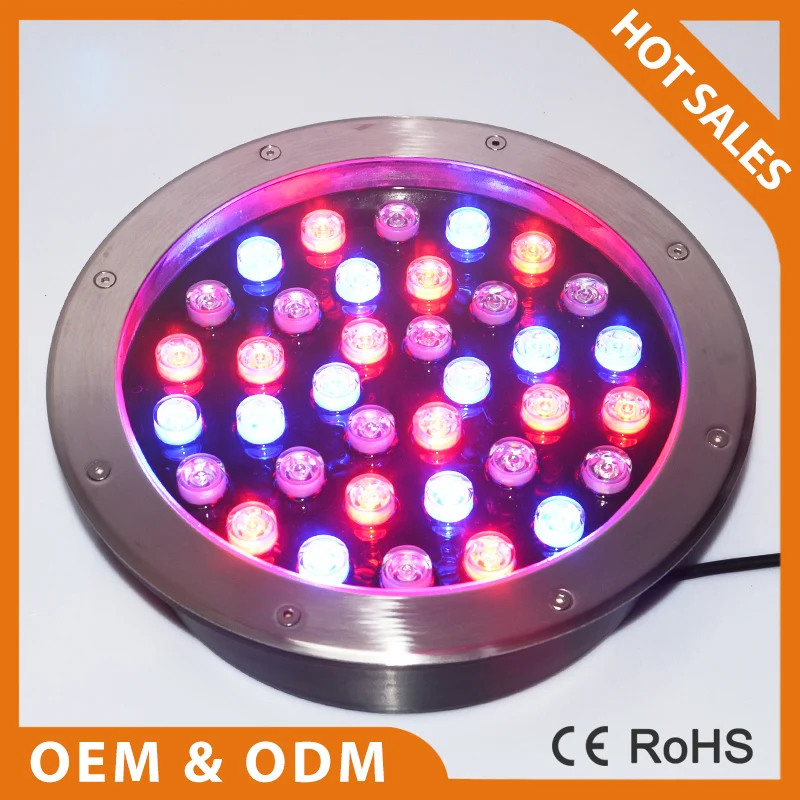 IP65 220 в 110 В RGB светодиодный подземный светильник 36 Вт 24 утопленный напольный для