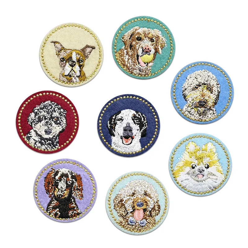 Lovely Puppy Dog Felt Circles Iron on Patches Embroidery Cartoon Animals Badges for Clothes Children Kids T-shirt Jeans Jacket
Lovely Puppy Dog Felt Circles Iron on Patches Embroidery Cartoon Animals Badges for Clothes Children Kids T-shirt Jeans Jacket