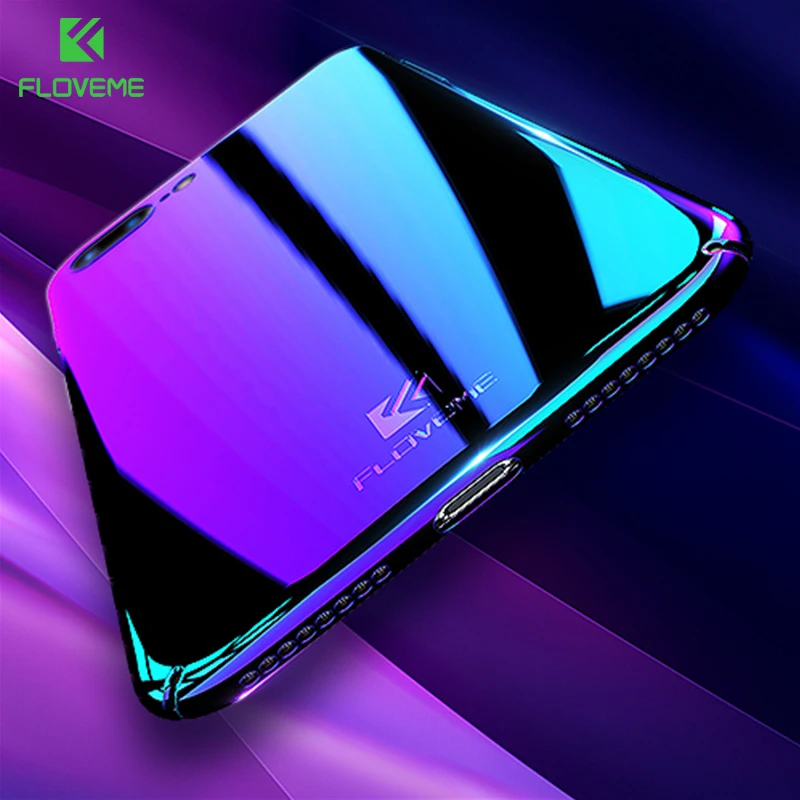 Flovem Sexy Новый чехол для Samsung Galaxy Note 8 Чехол прохладный PC Градиент Blue Ray S7 S6 край Цвет