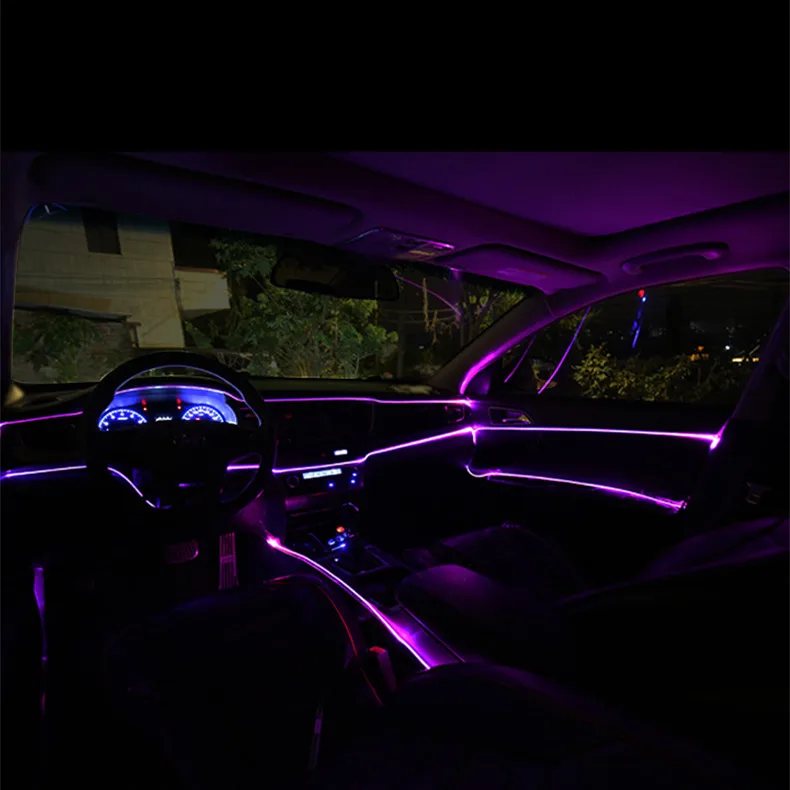 6M LED Car Neon EL Strip Light Sound Active Remote Control RGB Interior Auto Dashboard Decorative Atmosphere Strip Lamp 12V
6M LED Car Neon EL Strip Light Sound Active Remote Control RGB Interior Auto Dashboard Decorative Atmosphere Strip Lamp 12V
