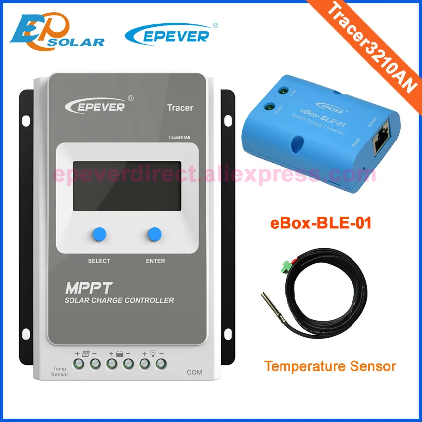 Контроллер заряда солнечной батареи Tracer 3210AN Epsloar EPEVER 30A MPPT с датчиком температуры MT50 метров WIFI bluetooth и USB-кабелями
Контроллер заряда солнечной батареи Tracer 3210AN Epsloar EPEVER 30A MPPT с датчиком температуры MT50 метров WIFI bluetooth и USB-кабелями