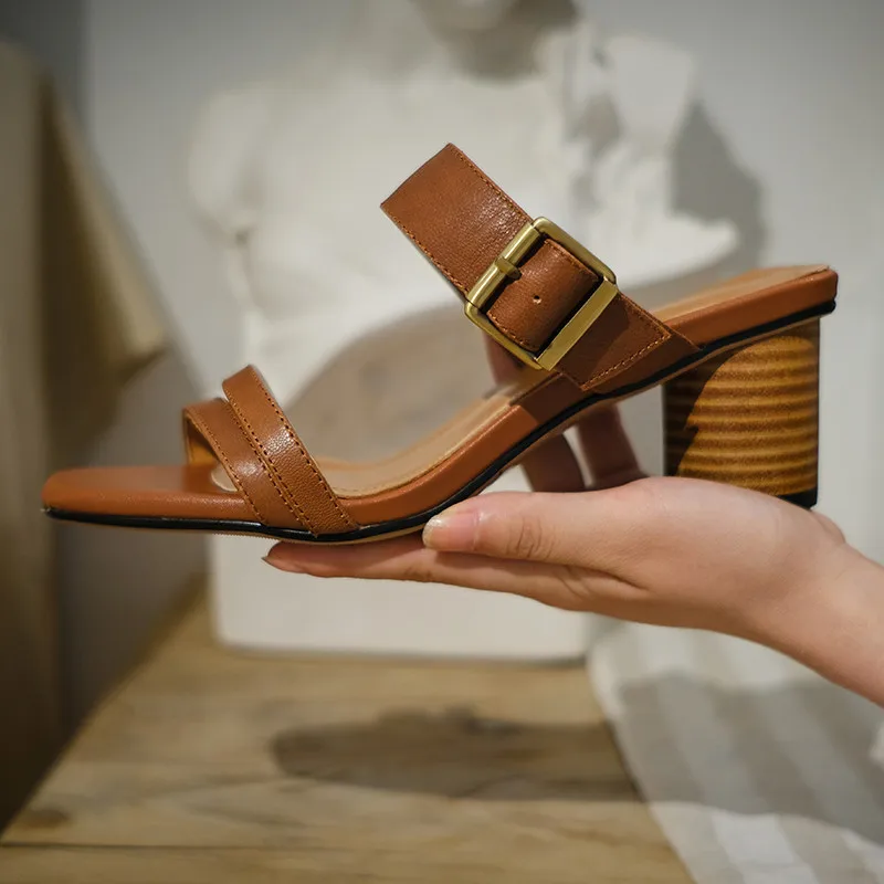 ASUMER size 34-40 new genuine leather shoes thick high heels shoes women summer sandals elegant ladies prom slingback sandals
ASUMER size 34-40 new genuine leather shoes thick high heels shoes women summer sandals elegant ladies prom slingback sandals