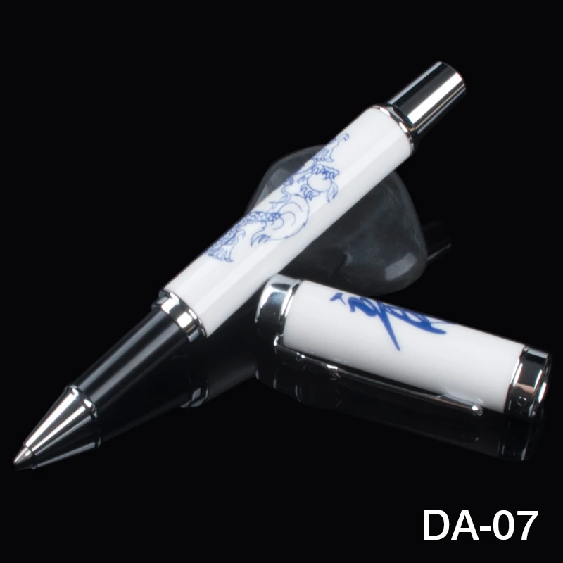 Luxury Silver Clip Blue and White Rollerball Pen jinhao Exquisite Medium Refill Black Ink Gel Pens with a Gift Box
Luxury Silver Clip Blue and White Rollerball Pen jinhao Exquisite Medium Refill Black Ink Gel Pens with a Gift Box