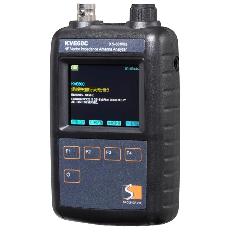 KVE60C антенный анализатор 0 5 МГц-60 МГц стоячий волновой импеданс анализ RFID