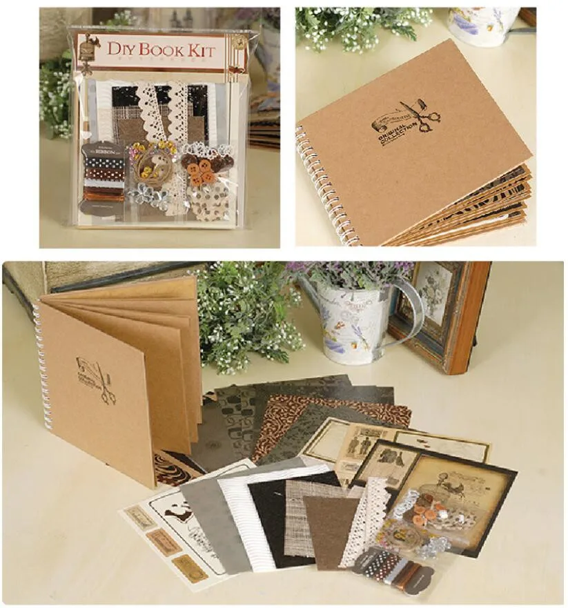 2018-Best Gift Complete Scrapbook Kit For Family/Friend/Kid, 8 Themes Vintage DIY Scrapbooking Photo Album
2018-Best Gift Complete Scrapbook Kit For Family/Friend/Kid, 8 Themes Vintage DIY Scrapbooking Photo Album