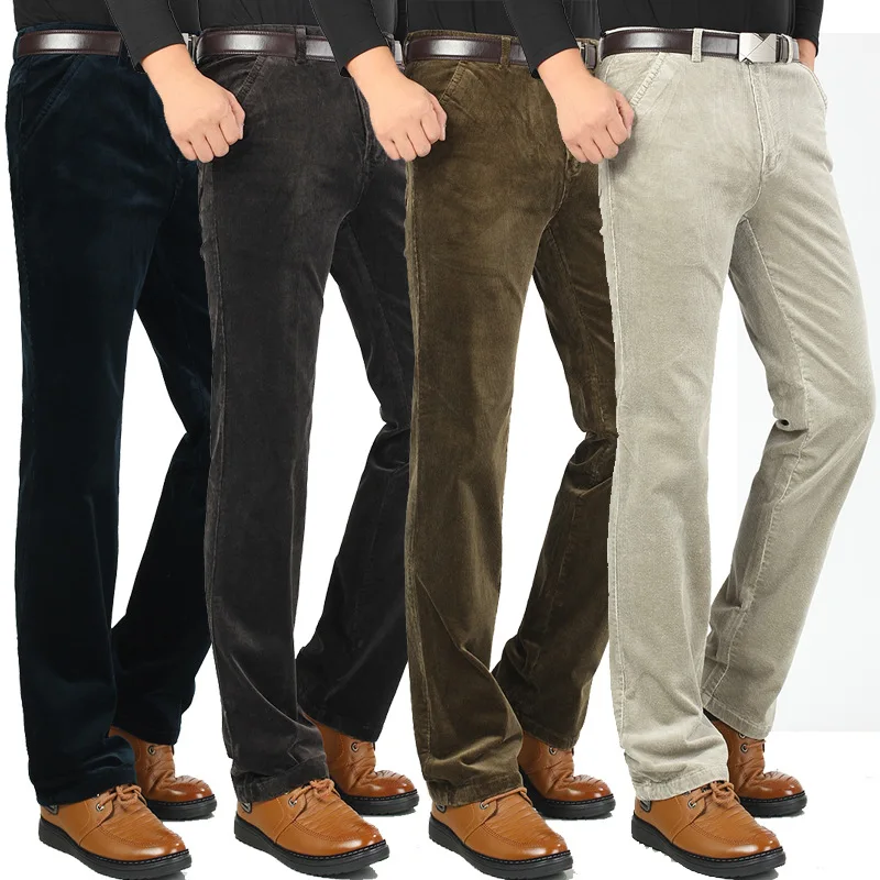 Autumn winter Corduroy pants men business casual pants loose elastic straight pants thicken corduroy trousers
Autumn winter Corduroy pants men business casual pants loose elastic straight pants thicken corduroy trousers