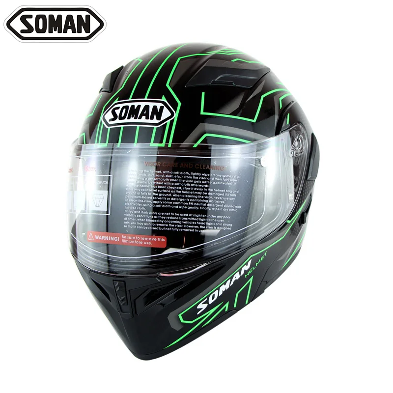 New Arrival SOMAN 955 Double Visors Motorcycle Flip-Up Helmets Motorbike Capacete Racing Moto Cycling Motorcycle Helmet Casco
New Arrival SOMAN 955 Double Visors Motorcycle Flip-Up Helmets Motorbike Capacete Racing Moto Cycling Motorcycle Helmet Casco