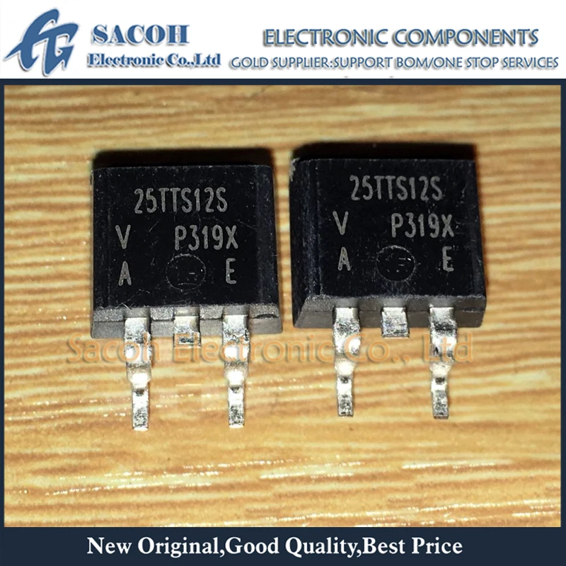 New Original 10PCS/Lot 25TTS08S or 25TTS12S or 25TTS16S TO-263 16A 800V Phase Control SCR
New Original 10PCS/Lot 25TTS08S or 25TTS12S or 25TTS16S TO-263 16A 800V Phase Control SCR
