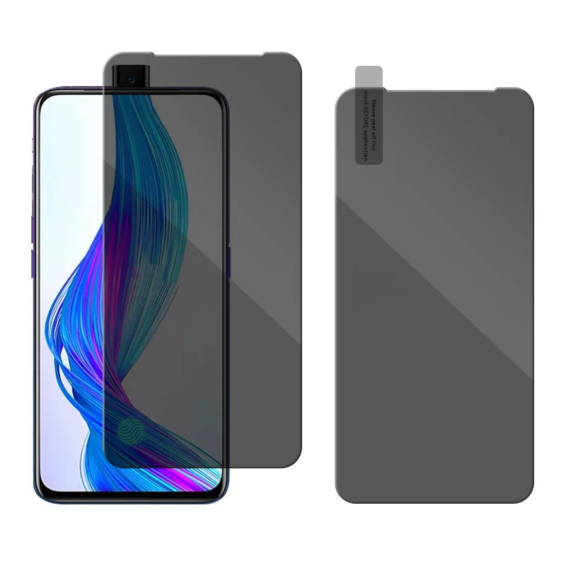 9H защита конфиденциальности закаленное стекло для OPPO Realme Q X Lite C1 X2 Pro XT анти писк