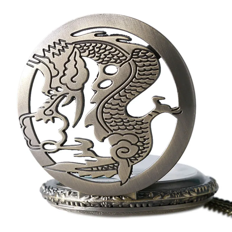 2017 New Arrival Bronze Quarzt Watch Cool Chinese Dragon Fashion Fob Pocket Watches with Chain Women's Men's Necklace Best Gift
2017 New Arrival Bronze Quarzt Watch Cool Chinese Dragon Fashion Fob Pocket Watches with Chain Women's Men's Necklace Best Gift
