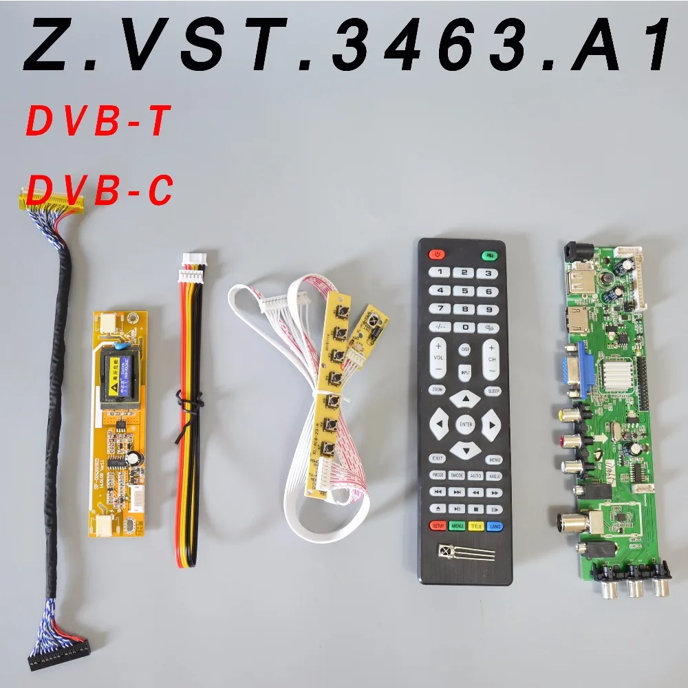Z.VST.3463.A1 V56 V59 универсальная плата драйвера ЖК-дисплея Поддержка DVB-T2 ТВ-плата + 7 кнопочный переключатель + ИК + 2 инвертора лампы + LVDS
Z.VST.3463.A1 V56 V59 универсальная плата драйвера ЖК-дисплея Поддержка DVB-T2 ТВ-плата + 7 кнопочный переключатель + ИК + 2 инвертора лампы + LVDS