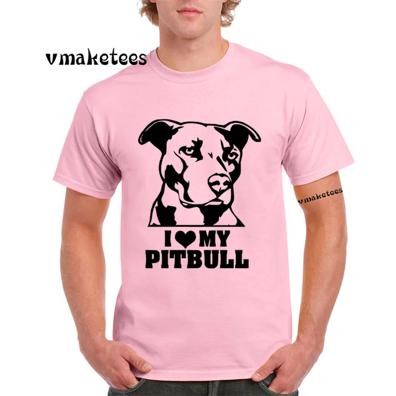 Футболка с принтом Love Dog People I Iike My Pitbull футболка коротким рукавом для мужчин и