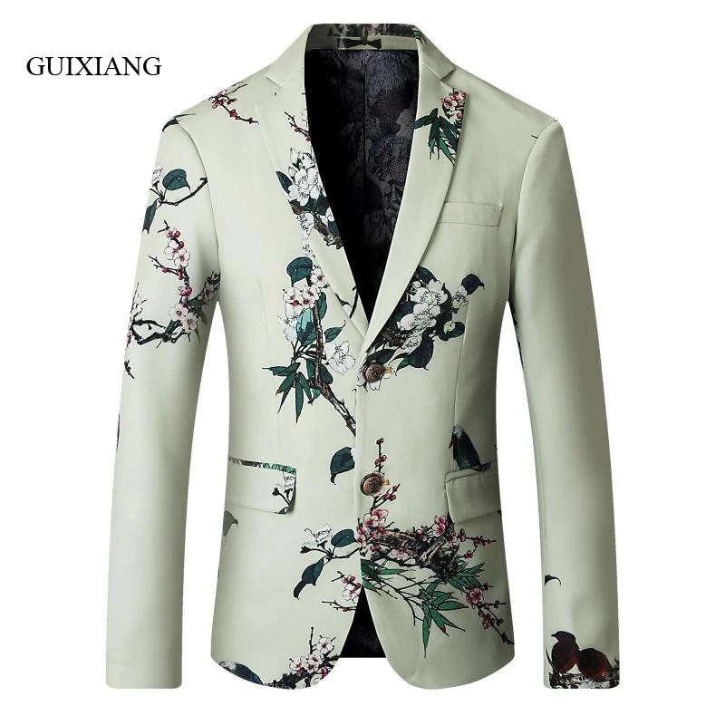 2019 new style men boutique blazers fashion casual Euramerican wind big size slim men's flower suit jacket large size M-5XL
2019 new style men boutique blazers fashion casual Euramerican wind big size slim men's flower suit jacket large size M-5XL