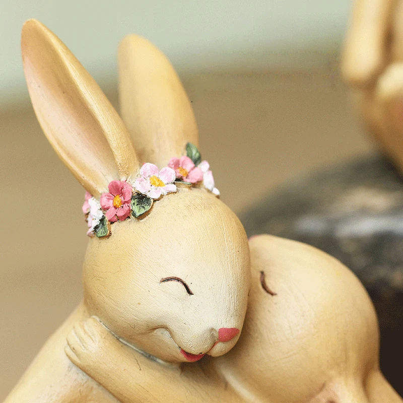 Cute cartoon rabbit ornament creative small animal decoration home living room wine cabinet resin decoration kid's Birthday Gift
Cute cartoon rabbit ornament creative small animal decoration home living room wine cabinet resin decoration kid's Birthday Gift