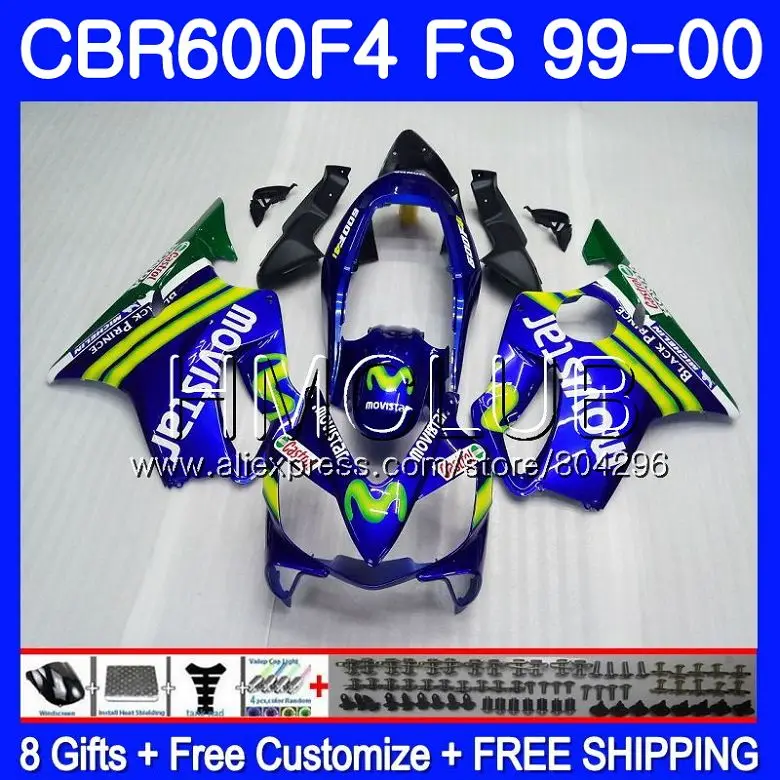 Боди для HONDA CBR600F4 CBR600 F 4 RR CBR600 F4 99 00 60HM.8 Movistar Blue CBR 600F4 CBR 600 FS CBR 600 F4 1999 2000 обтекатель
Боди для HONDA CBR600F4 CBR600 F 4 RR CBR600 F4 99 00 60HM.8 Movistar Blue CBR 600F4 CBR 600 FS CBR 600 F4 1999 2000 обтекатель
